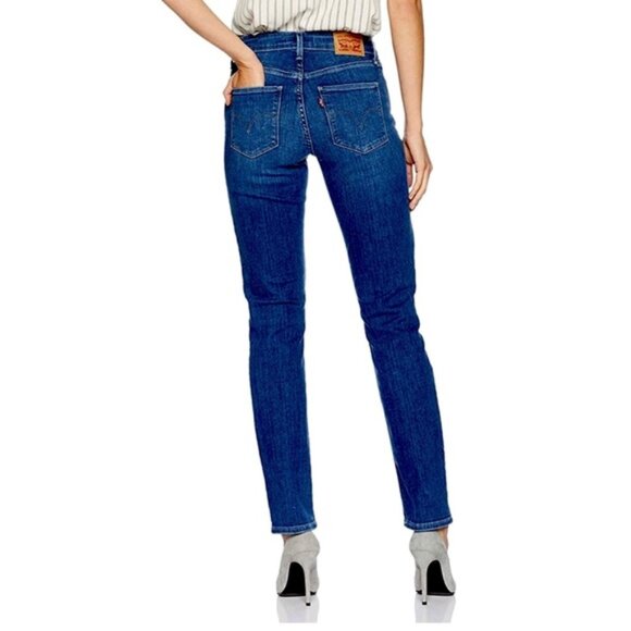 Levi’s 511 Vintage Skinny Slim Dark Wash Jeans Zipper Fly Denim Cotton Pockets - Picture 1 of 14